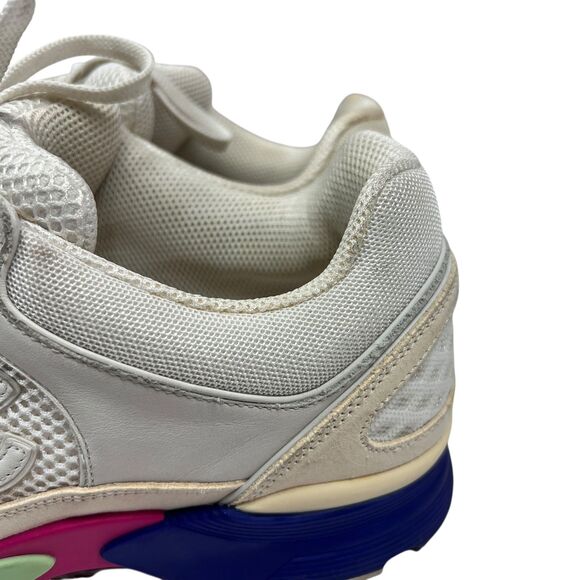 Chanel Interlocking CC Logo Mesh Leather Sneakers White Multi Color Size EUR 40 - Picture 12 of 12